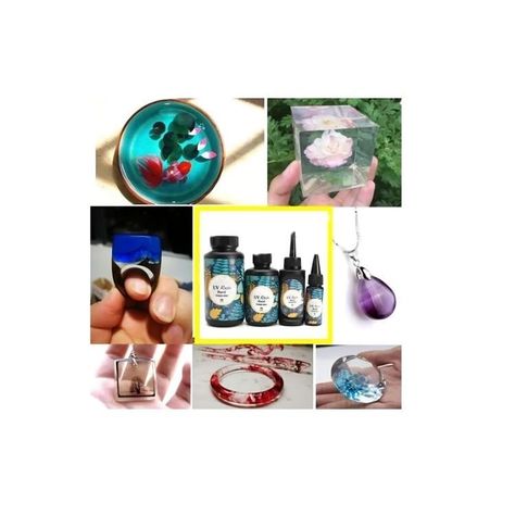 Resina Uv 200g Crystal De Secado Rapido-1