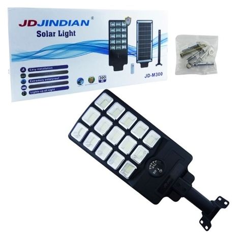 FOCO CON BRAZO SOLAR 3000W PVC JD-M300 JINDIAN CON CONTROL-3