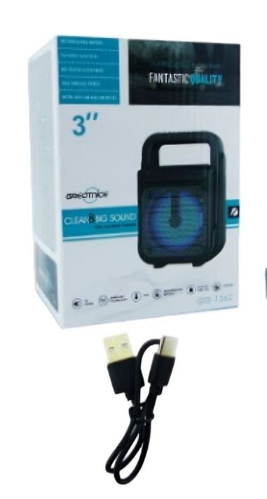 PARLANTE RECARGABLE MOD.GTS-1362 BLUETOOTH  ROJO-2