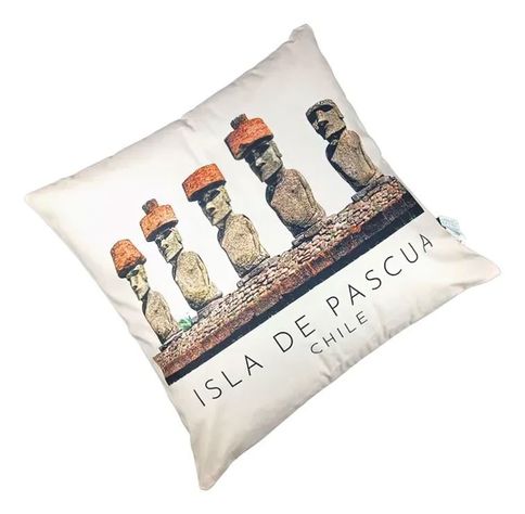Fundas Para Cojines Diseño Isla de Pascua De Chile  45x45-0