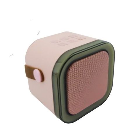 PARLANTE RECARGABLE PORTABLE MOD.K12 LUZ LED CELESTE-0