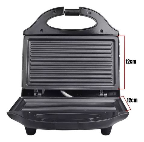 PLANCHA SANDWICHERA GRILL TOSTADOR PAN MULTIUSO RAF R207-3