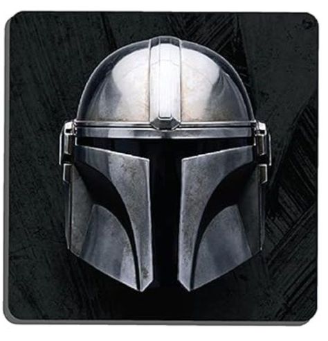 Set 6 Posavasos Mdf Especial Star Wars Mandalorian-0