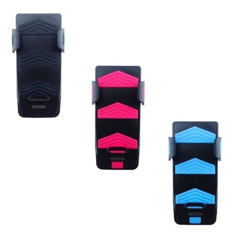 LUZ BICI DELANTERA 3 LED MOD FH-5501 negro-1