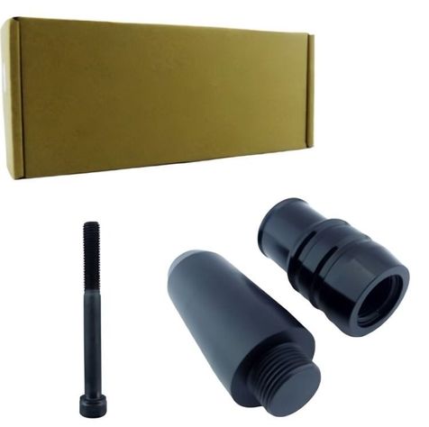 TOPE ANTI-CAIDA PARA MOTO CALIDAD CNC SET X 1 PCS NEGRO-2