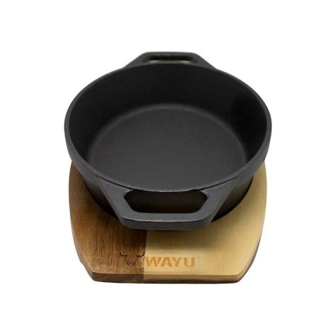 CASEROLA IRON CAST BASE MADERA-0