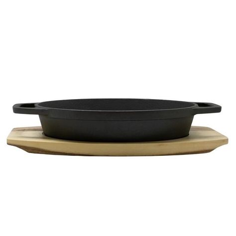 CASEROLA IRON CAST BASE MADERA-1