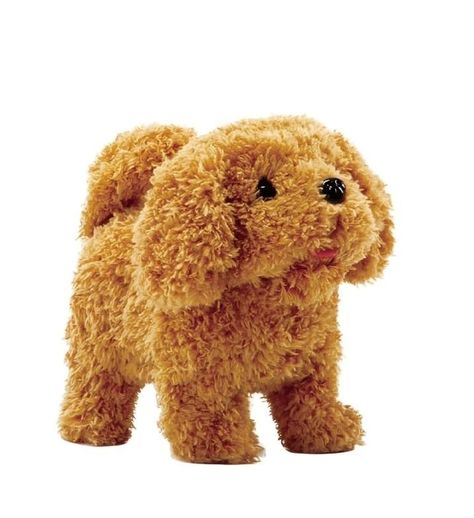 Perrito Cafe Camina y Mueve la cola. Tiene sonido, trae un hueso de accesorio-1