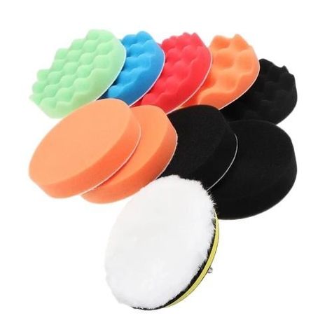 Kit De 10 Piezas Pulir Esponjas Almohadillas Para Auto-0