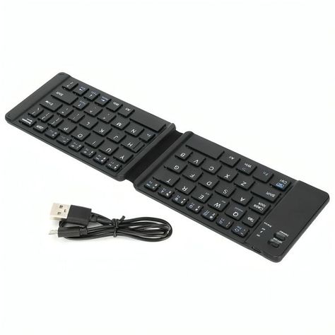 Mini Teclado Inalambrico Plegable Portatil Bluetooth-1