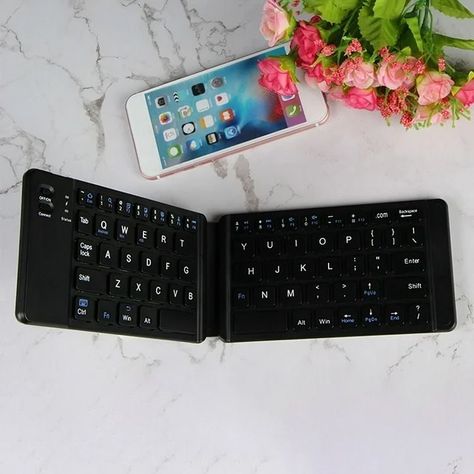 Mini Teclado Inalambrico Plegable Portatil Bluetooth-2