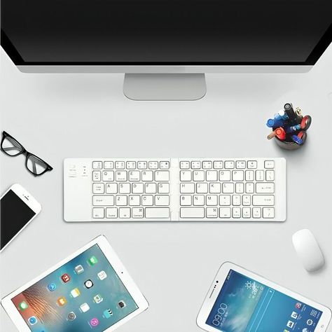 Mini Teclado Inalambrico Plegable Portatil Bluetooth-3