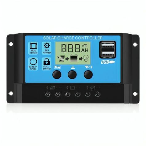 Regulador De Carga Solar Digital 12v 24v 60a 2usb-0
