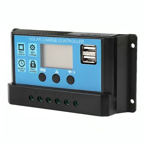 Regulador De Carga Solar Digital 12v 24v 60a 2usb-1