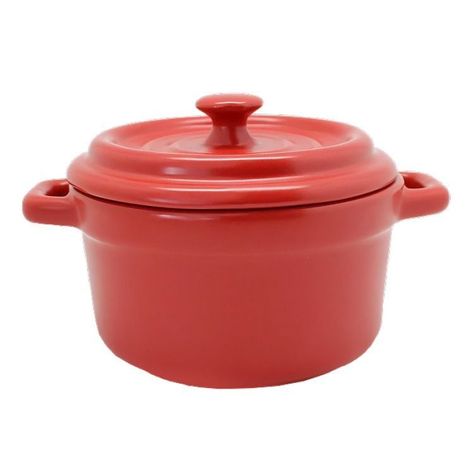 Mini Cacerola Cerámica Keep Rojo-0