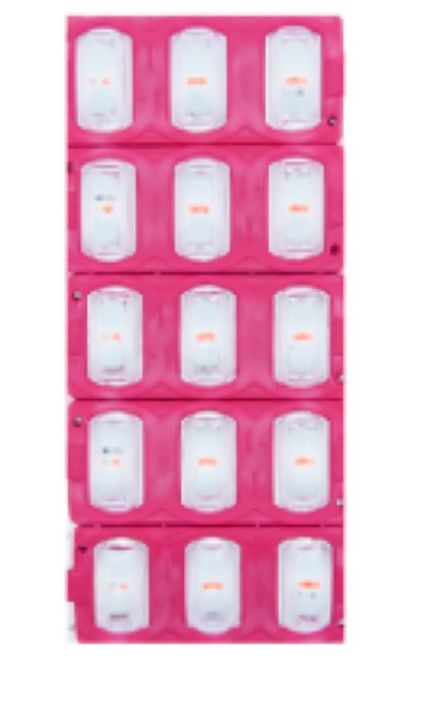 TIRA LED PLACA X 3 LED LUPA SET X 10 PCS CON ADHESIVO DISPONIBLE EN ROSADO-0