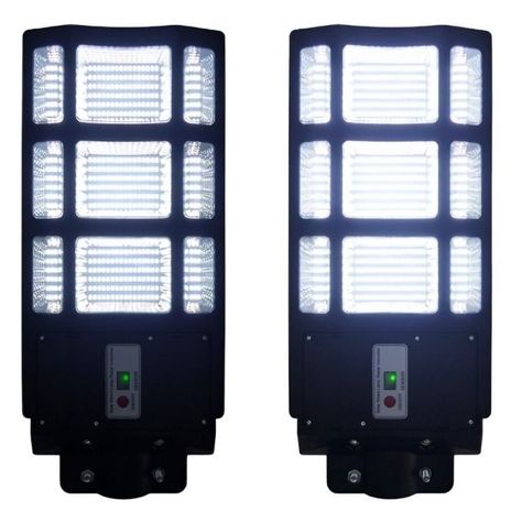 FOCO PARA POSTE SOLAR 200W CON 9 PLACAS 396 LED CON CONTROL-2