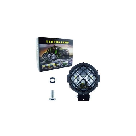 FOCO DELANTERO REDONDO 6.5 PULG METAL CON REJILLA DUO COLOR 12/24V X 1 PCS-3