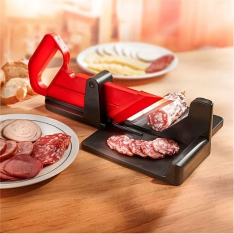 Mini rebanadora Manual Cortador de embutidos Cocina -1