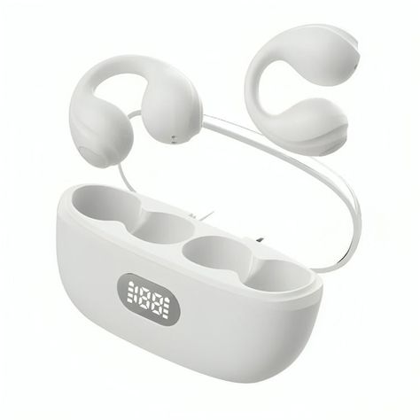 Auriculares Con Clip Ajuste Perfecto F50 BLANCO-0
