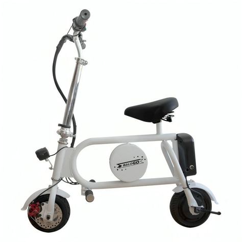 BICICLETA SIN PEDALES ELECECTRICA BALOGO IB-BK600 BLANCO-2