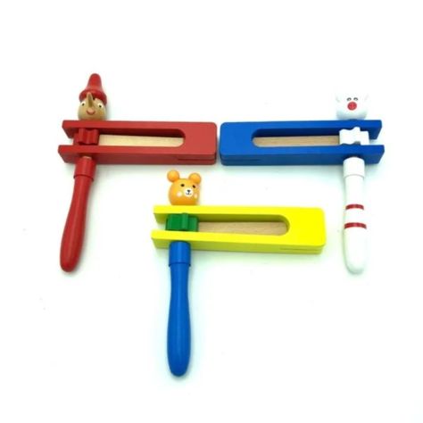 Set de 2 Maraca de Madera Sonajero-0