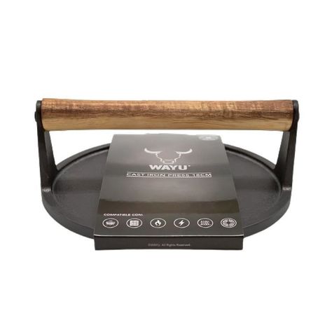 PRENSA REDONDA 18CM IRON CAST WAYU-3