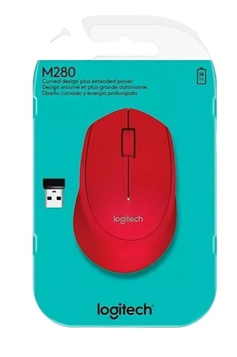 MOUSE LOGITECH INALAM M280 ROJO 910-004286 -0