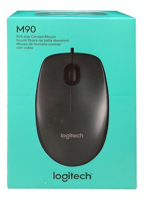  MOUSE LOGITECH ALAMBRICO M90 NEG 910-004053-0