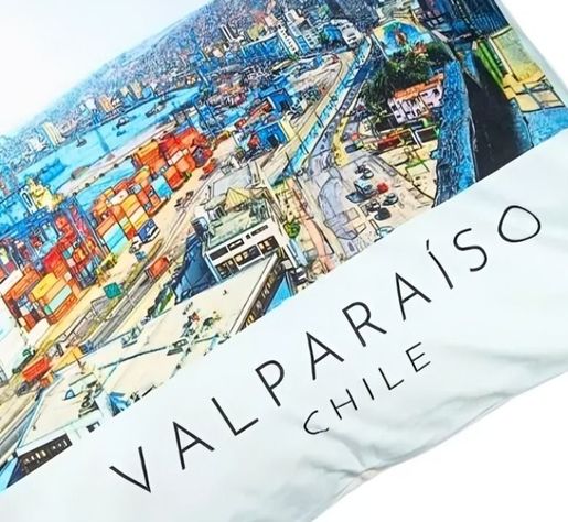 Fundas Para Cojines Diseño Valparaiso De Chile  45x45-2