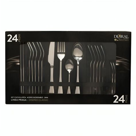 SET CUCHILLERIA PRAGA 24 PZS. 2.0mm-0