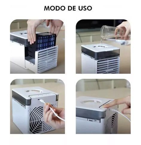 Aire acondicionado portátil de escritorio Ultra Air Cooler, USB-4