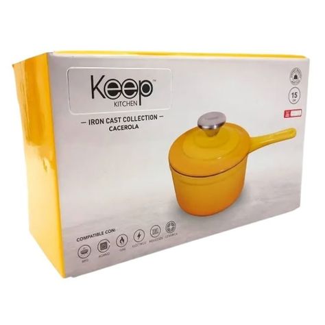CACEROLA IRON CAST PUMPKIN KEEP-3