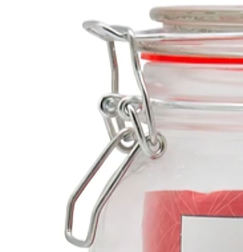 FRASCO HERMETICO 1000 ML ROJO-1