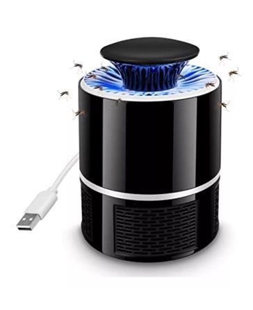 Lámpara Usb Mata Mosquitos Insectos Repelente De Moscas-0