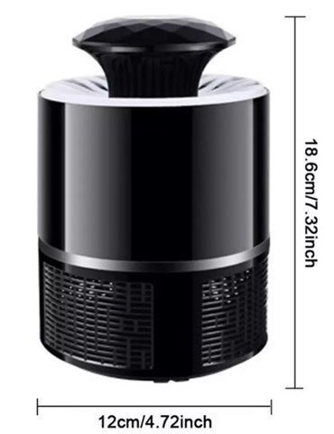 Lámpara Usb Mata Mosquitos Insectos Repelente De Moscas-1