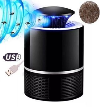 Lámpara Usb Mata Mosquitos Insectos Repelente De Moscas-3
