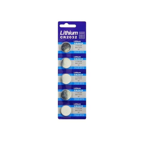 PILA CR2032 SET X 5 PCS EN BLISTER-0