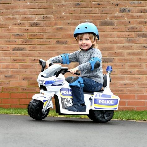 MOTOCICLETA A BATERIA POLICIA-3