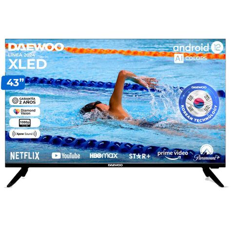 Televisor Smart TV DAEWOO 43 Led Android 12 Linea Xled 2024-0