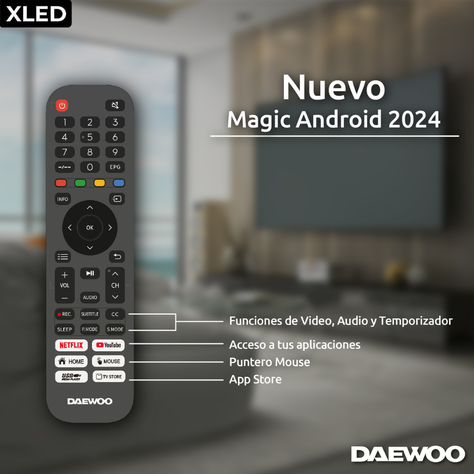 Televisor Smart TV DAEWOO 43 Led Android 12 Linea Xled 2024-3