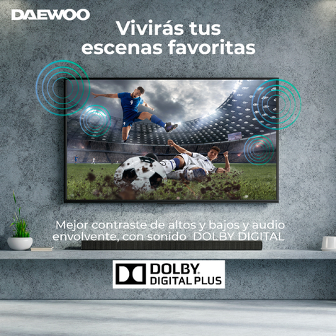 Televisor Smart TV DAEWOO 65 Webos Linea Xled -5