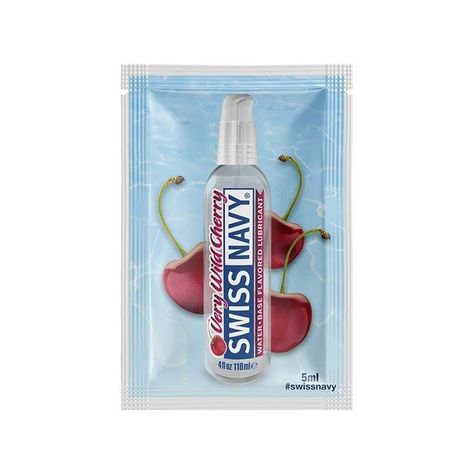Lubricante Swiss Navy Flavors Sachet - Guinda Salvaje-0