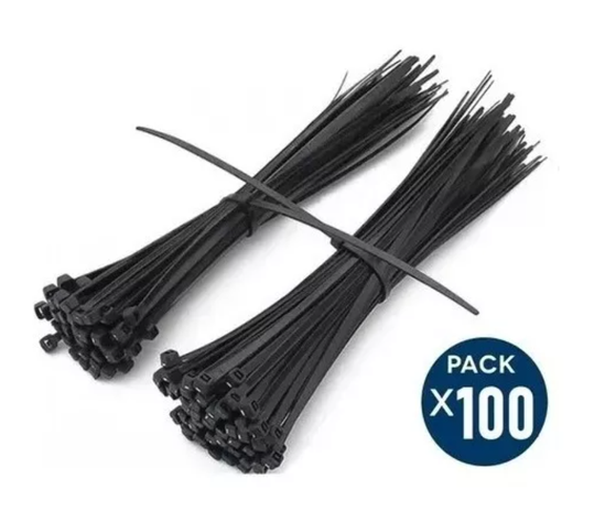 Amarra Plástica Multiusos Nylon Para Cable 4x300mm 100u-5