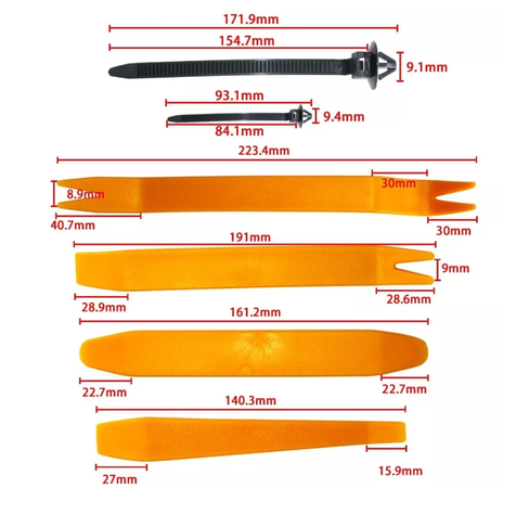 Kit 460 Clips Fijacion Broche Retencion Plastico Tapabarro-5