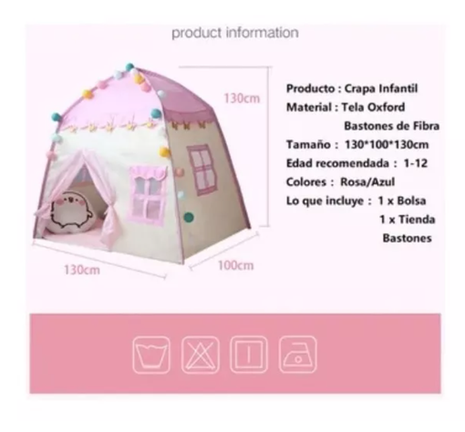 Carpa Casa Plegable Para Niños-3