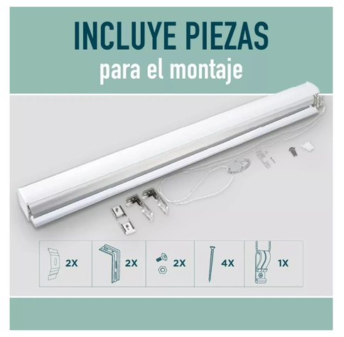 Cortina Roller Duo Zebra Día Y Noche Color Variado 100x240cm-2