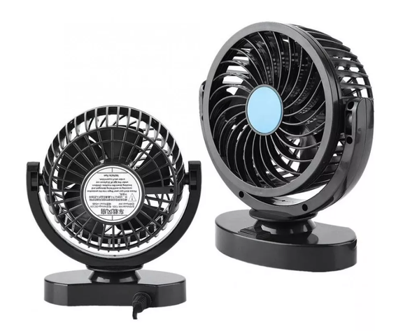 Ventilador Automóvil 12v Accesorio Vehículo 360° 13cm Camión-7
