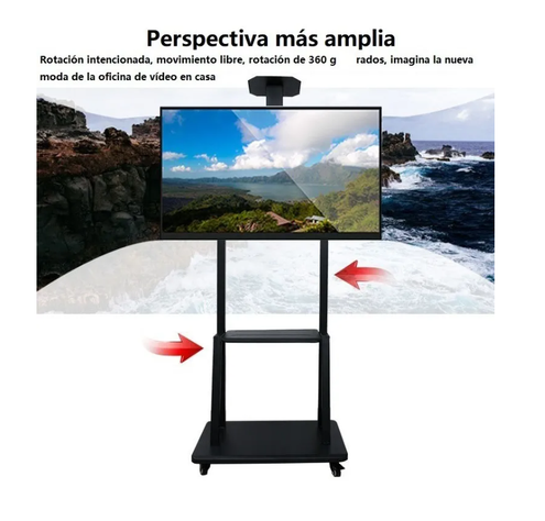 Soporte Stand De Tv Móvil 32 - 70 Pulgadas Carro Movil Rueda-6
