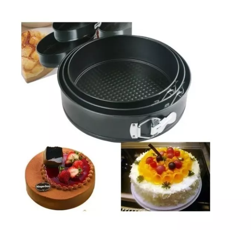 3 Moldes Redondos Repostería Tortas-5